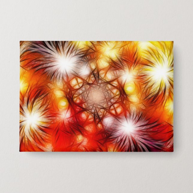 Abstract Fireworks Stars Background (Front)