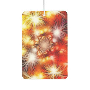 Abstract Fireworks Stars Background Air Freshener