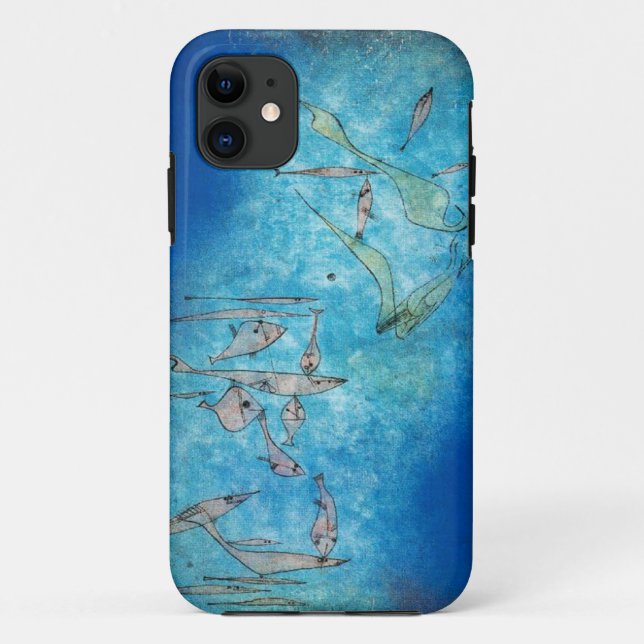 Abstract Fish by Paul Klee Case-Mate iPhone Case (Back)