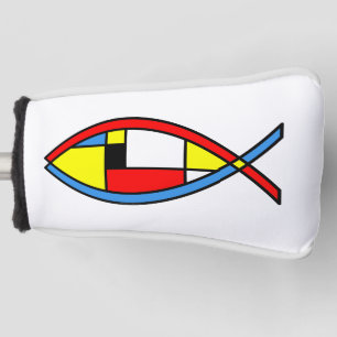 Abstract Fish Golf Head Cover