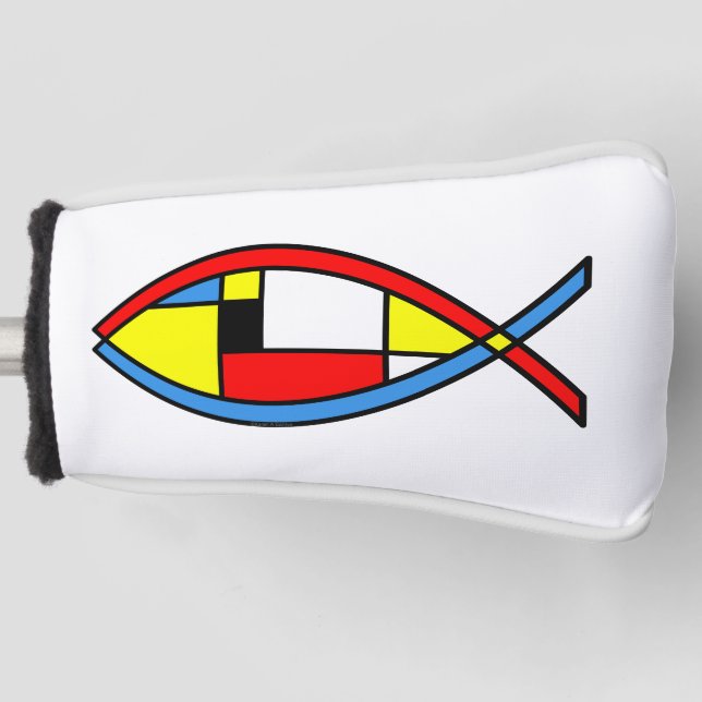 Abstract Fish Golf Head Cover (Front)