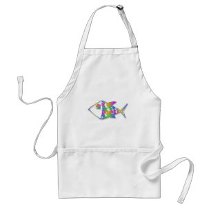 Abstract Fish Standard Apron