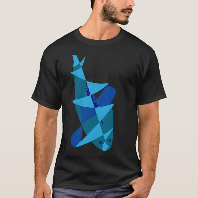 Abstract Fish T-Shirt (Front)