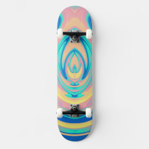 Abstract Flame 14 Skateboard