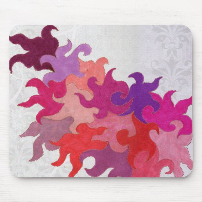 Abstract flame mousepad (Front)