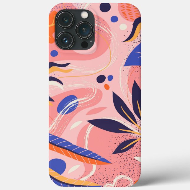 abstract flat floral      Case-Mate iPhone case (Back)