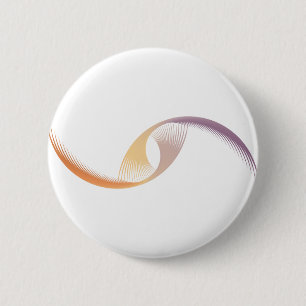 Abstract Flight 2 Inch Round Button