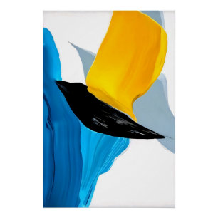 Abstract Flight Poster