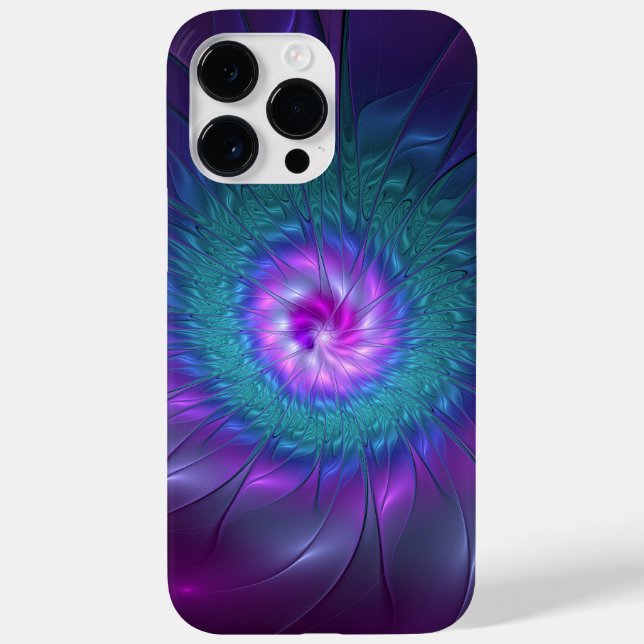 Abstract Floral Beauty Colourful Fractal Art Flowe Case-Mate iPhone Case (Back)