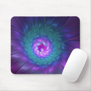 Abstract Floral Beauty Colourful Fractal Art Flowe Mouse Pad