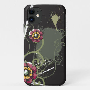 Abstract Floral iPhone 11 Case
