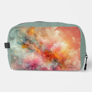 Abstract Floral Cloud Ink Landscape Dopp Kit