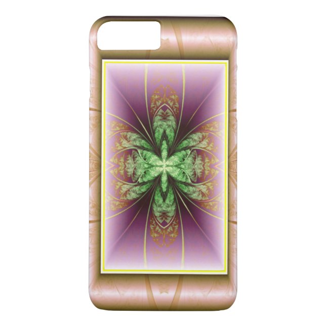 Abstract Floral Design Case-Mate iPhone Case (Back)