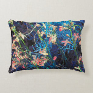 Abstract Floral Fantasy Decorative Pillow