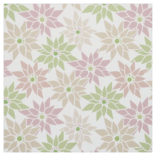 Abstract floral flowers romantic pattern cartoon p fabric (Swatch)