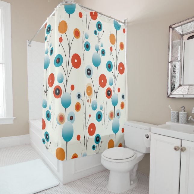 Abstract Floral Modern Botanical Retro Flower (In Situ)