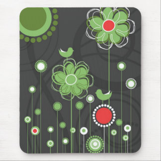 Abstract Floral Mousepad