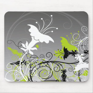 Abstract Floral Mousepad