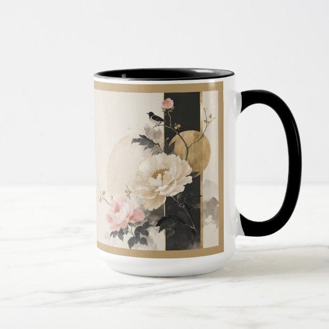 "Abstract Floral" Mug (Right)