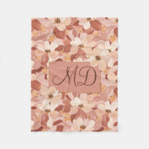 Abstract Floral Pattern Cozy Earth Art