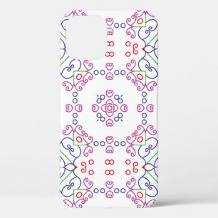 Abstract floral pattern designabstract, art, home  iPhone 12 case
