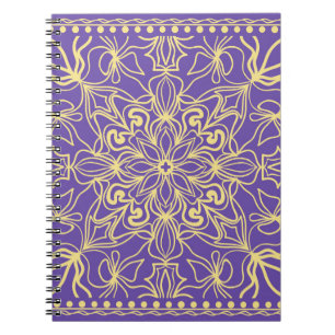 Abstract floral pattern. geometry, mandala design  notebook