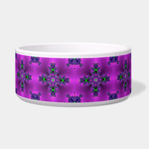 Abstract Floral Pattern in Rainbow Style