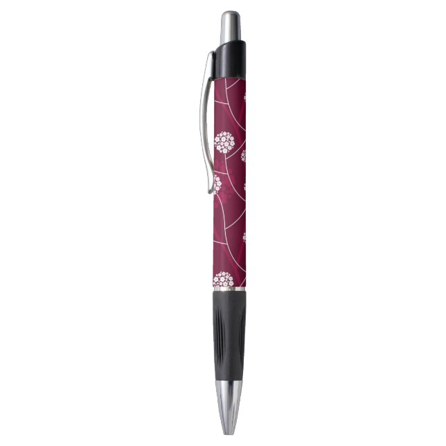 Abstract floral pattern pen (Top (Vertical))