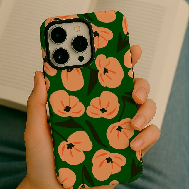 Abstract Floral Patterns iPhone Case (Creator Uploaded)