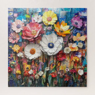 Abstract Floral Puzzle