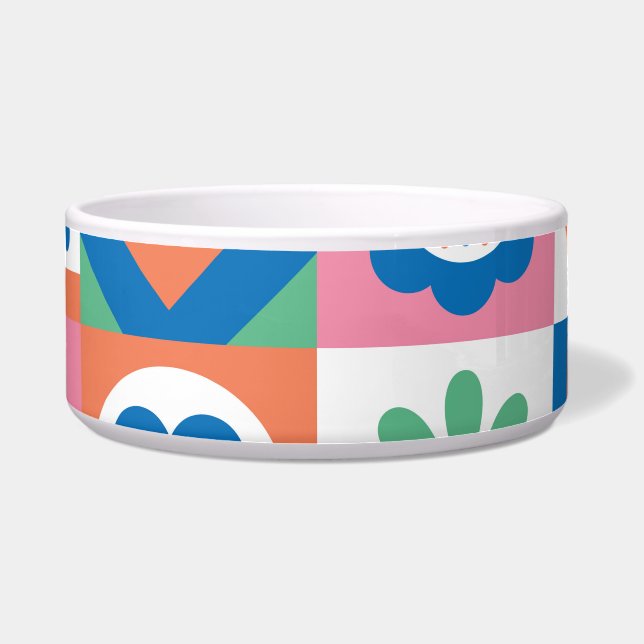 Abstract Floral Scandinavian Folk Pattern (Front)