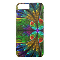 Abstract Floral Stained Glass Pattern