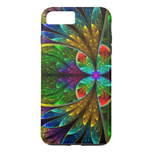 Abstract Floral Stained Glass Pattern Case-Mate iPhone Case