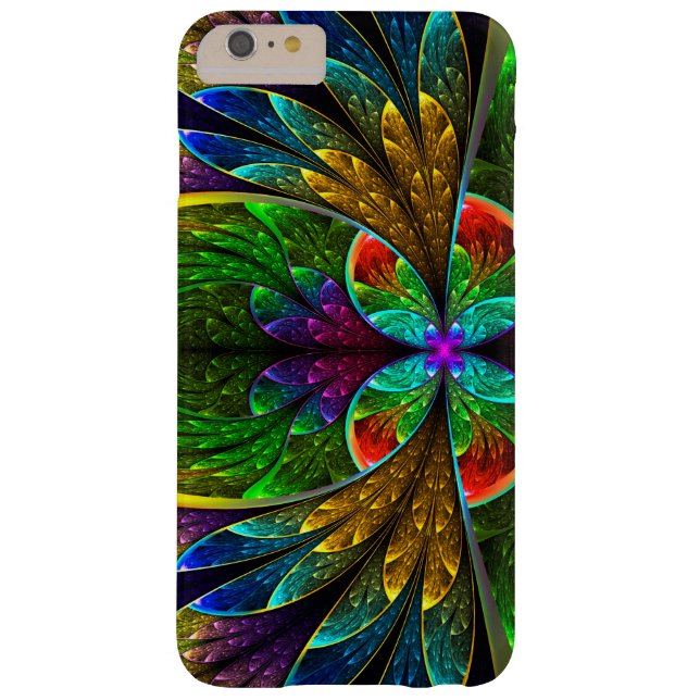 Abstract Floral Stained Glass Pattern Case-Mate iPhone Case (Back)
