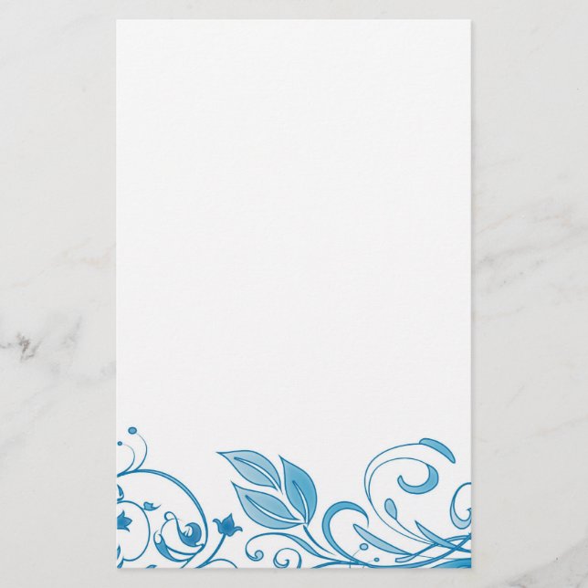 Abstract Floral Stationery (Front)