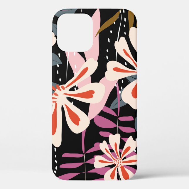 Abstract floral surface pattern seamless backgroun Case-Mate iPhone case (Back)