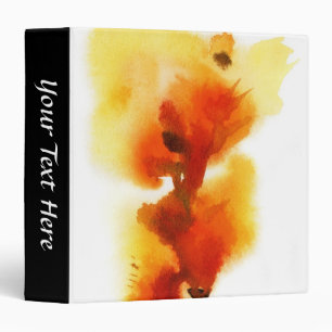 Abstract floral watercolor paintings 2 binder