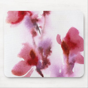 Abstract floral watercolor paintings 3 mouse pad
