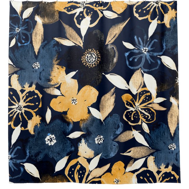 Abstract Florals: Watercolor Repeating Pattern (Front)