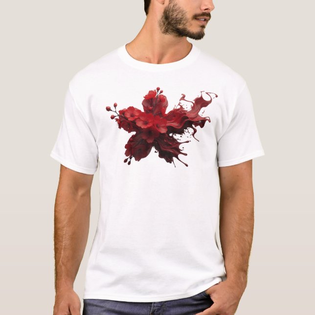 ABSTRACT FLOWER 35 Custom Shirt Design (Front)