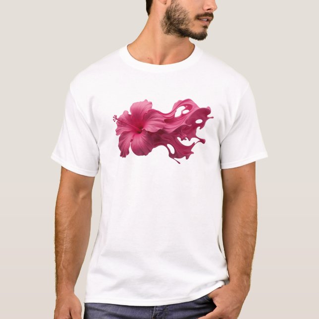 ABSTRACT FLOWER 6 Creative Print Tee (Front)