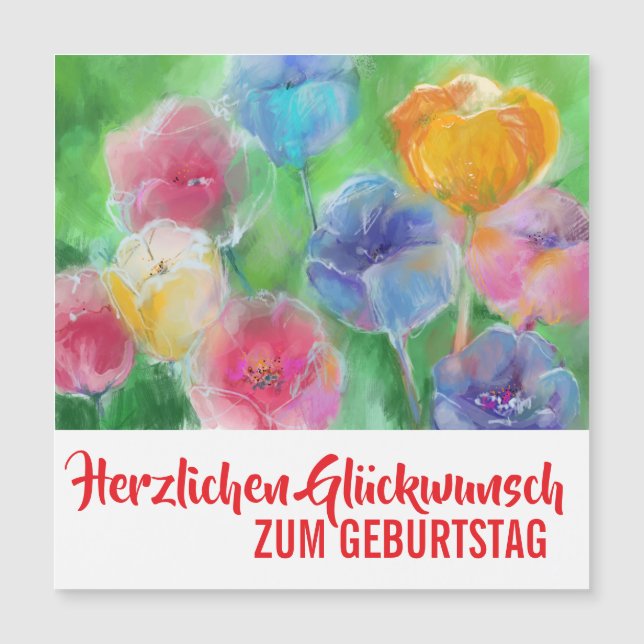 Abstract Flower Bouquet (Front)