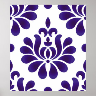 Abstract flower decorative ornament background dam poster