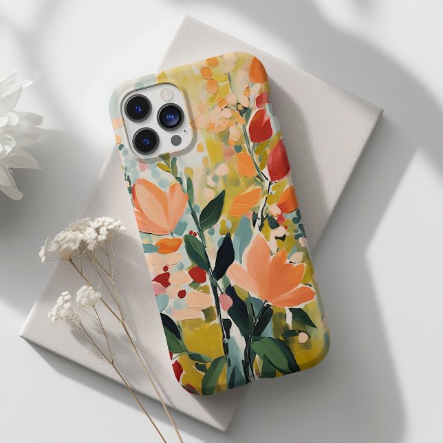 Abstract Flower Design Floral Artistic Case-Mate iPhone Case (Creator Uploaded)