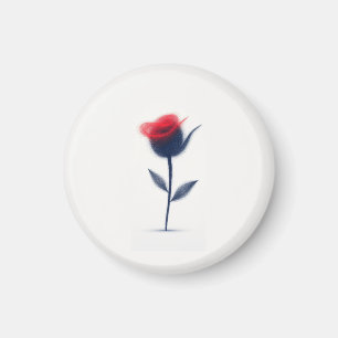 Abstract Flower Design Magnet