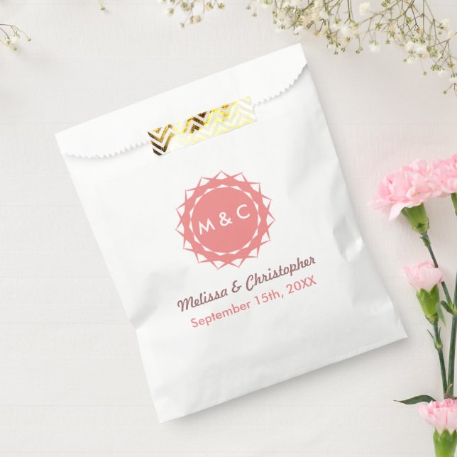 Abstract Flower Favour Bag (Sealed)