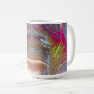 Abstract Flower in bright colours  Coffee Mug
