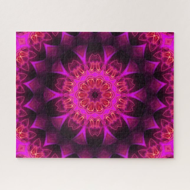 Abstract Flower Jigsaw Puzzle (Horizontal)