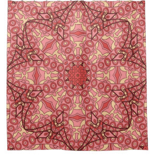 Abstract flower mandala ethnic seamless pattern