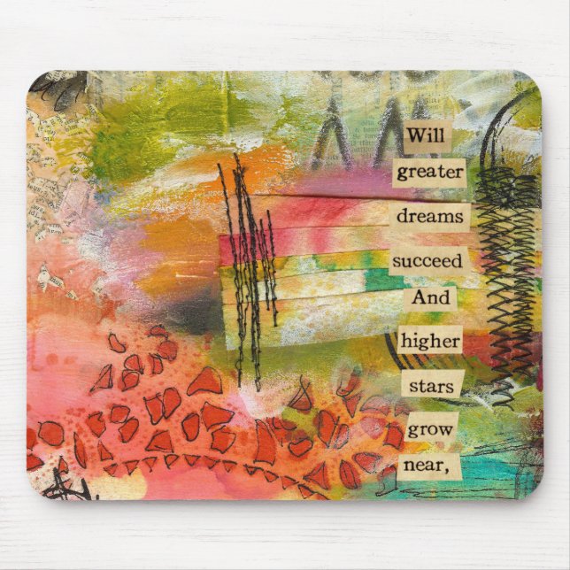 abstract flower mousepad (Front)